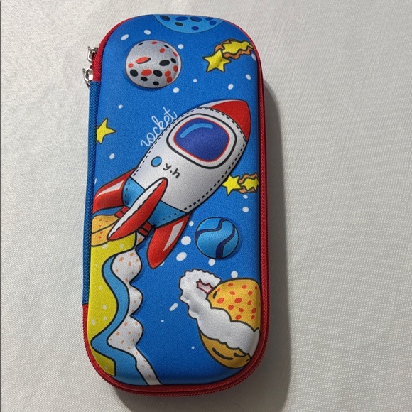 Blue Rocket Kids Pencil Case - Picture 3 of 8
